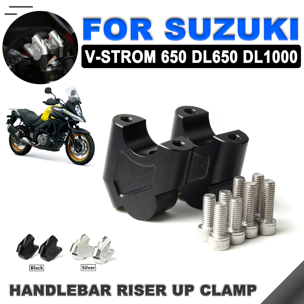 Motorfiets Bar Klemmen Stuurrisers Adapter Handvat Bar Riser Mount Klem Voor Suzuki DL650 V-STROM Dl 650 Vstrom 650 DL1000