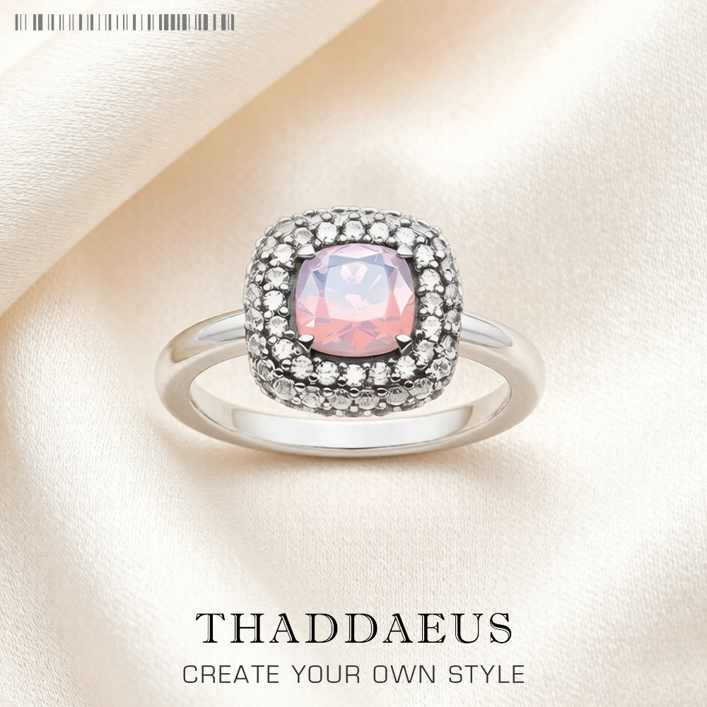Ring Iridescent,Fine Jewerly For Women,2022 Spring Brand New Classic Vintage Gift In 925 Sterling Silver