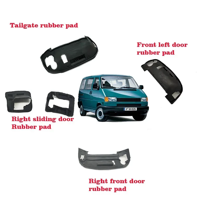 Para Volkswagen TRANSPORTER T4 1990-2004 almohadilla de goma de reparación de manija de puerta de coche 701837206 701837205 701837210 701827561
