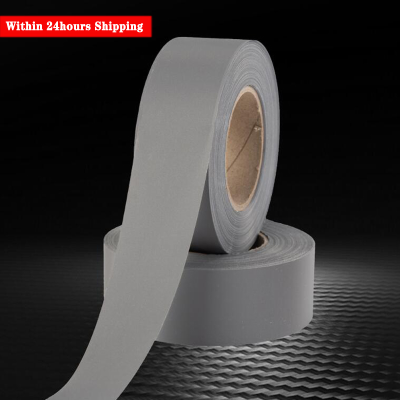 Tela reflectante de 5CM, textil sintético para costura DIY, Material de costura, accesorios para prendas de vestir, ropa de seguridad