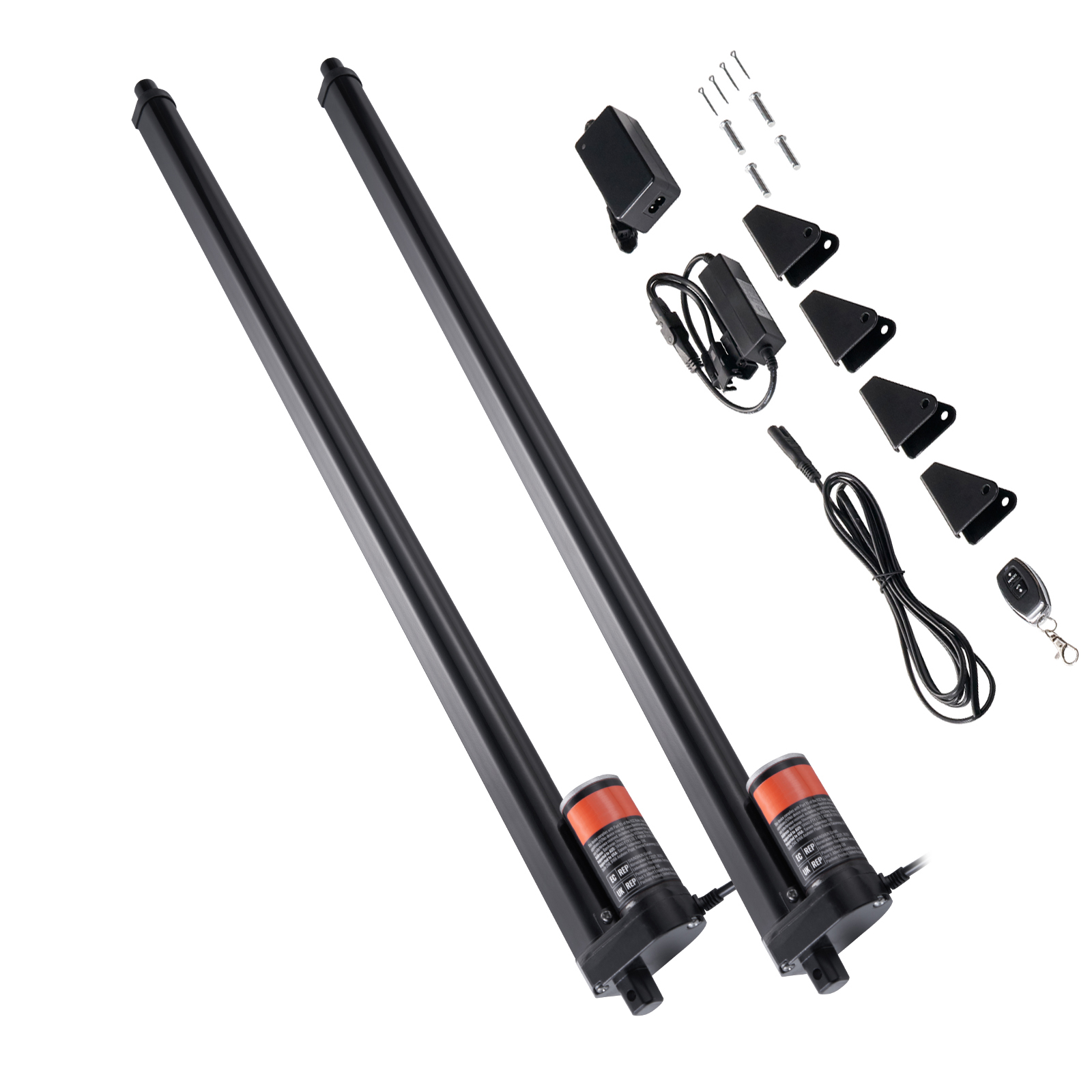 SucceBuy 2 uds 12V actuador lineal 1000N 30 pulgadas controlador de Motor lineal eléctrico protección IP54 para el hogar TV mesa sofá elevación