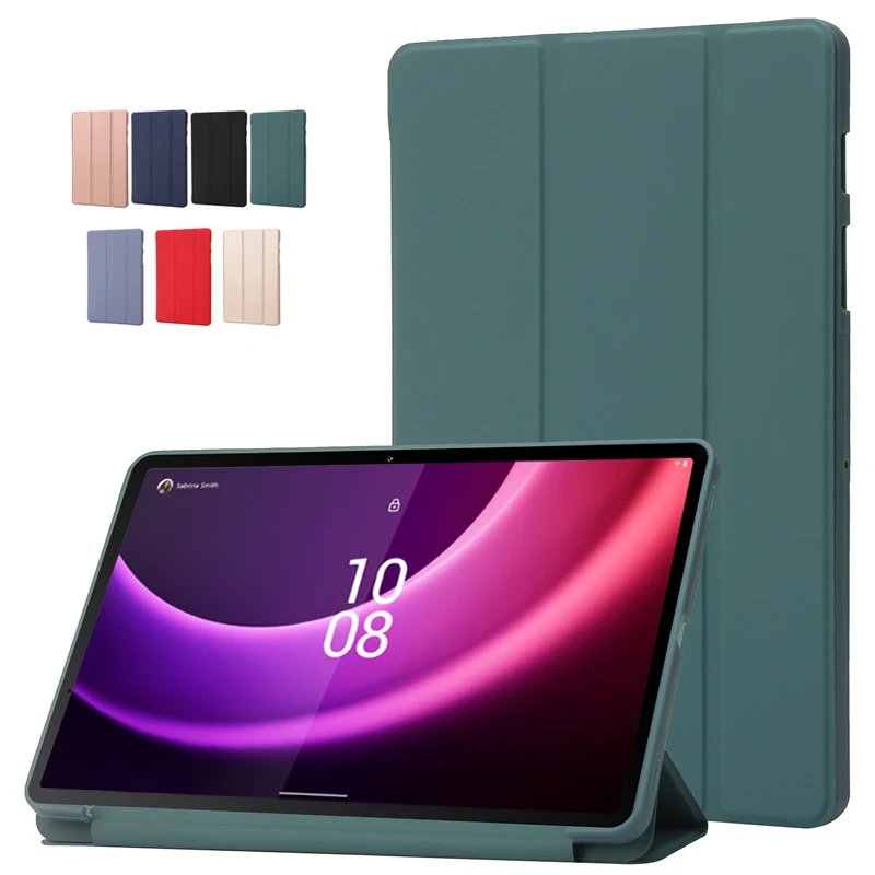 Dla Lenovo P11 Gen2 Etui 11,5" PU Leather Soft Back Stand Tablet Shell Dla Funda Lenovo Tab P11 2nd Gen 2 Etui tb350fu tb350xu