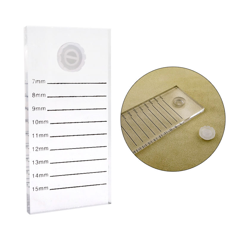 Acryl-Wimpernhalter, Wimpernverlängerungszubehör, Falsche Wimpern, Palettenständer mit Zeckenmarkierung, Palette mit Fächer, Wimpernblütenbecher