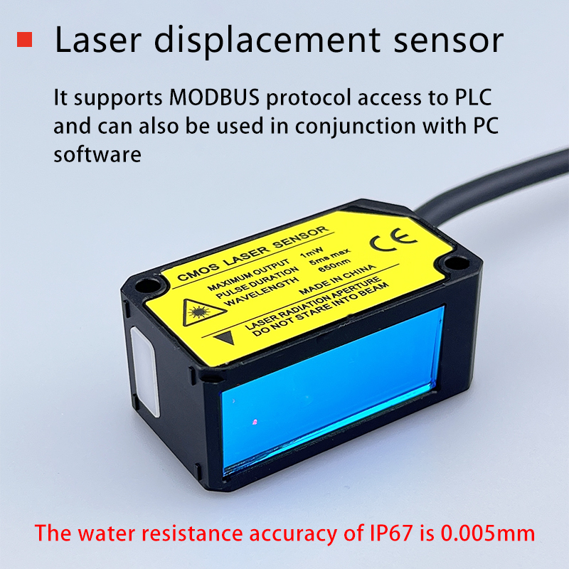 PARMA sensor  laser displacement sensor with high precision 0.005mm NPN PNP RS485 Laser distance sensor Laser Distance Ranging