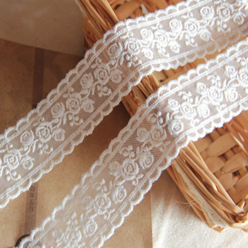 35mm 1 metro 3d flor fita artesanato tecido de renda bordado artesanal arco acessórios do cabelo diy laço para needlework corrida g258