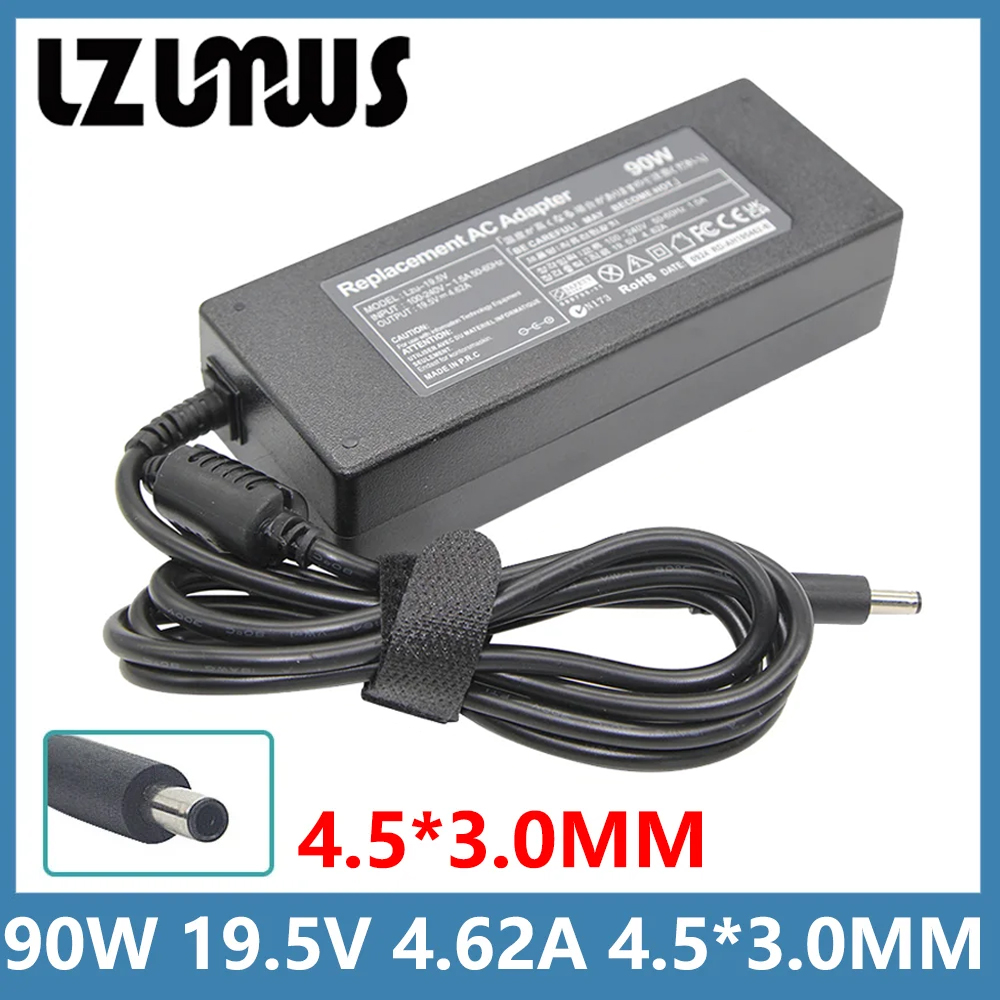 Ładowarka sieciowa 19,5 V 4,62 A 90 W 4,5 * 3,0 MM do laptopów Dell XPS 11 12 13 L321X L322X Inspiron 12 14 15 24 Vostro 20 Power