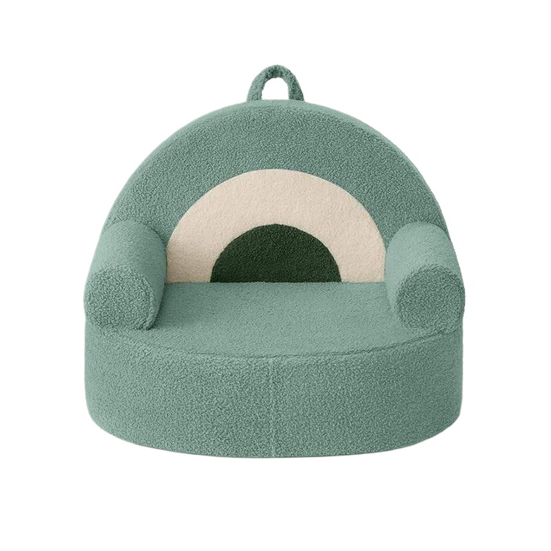 Sofá plegable de esponja para niños, asiento de dibujos animados para juegos de bebés, embalaje al vacío, se puede personalizar al por mayor