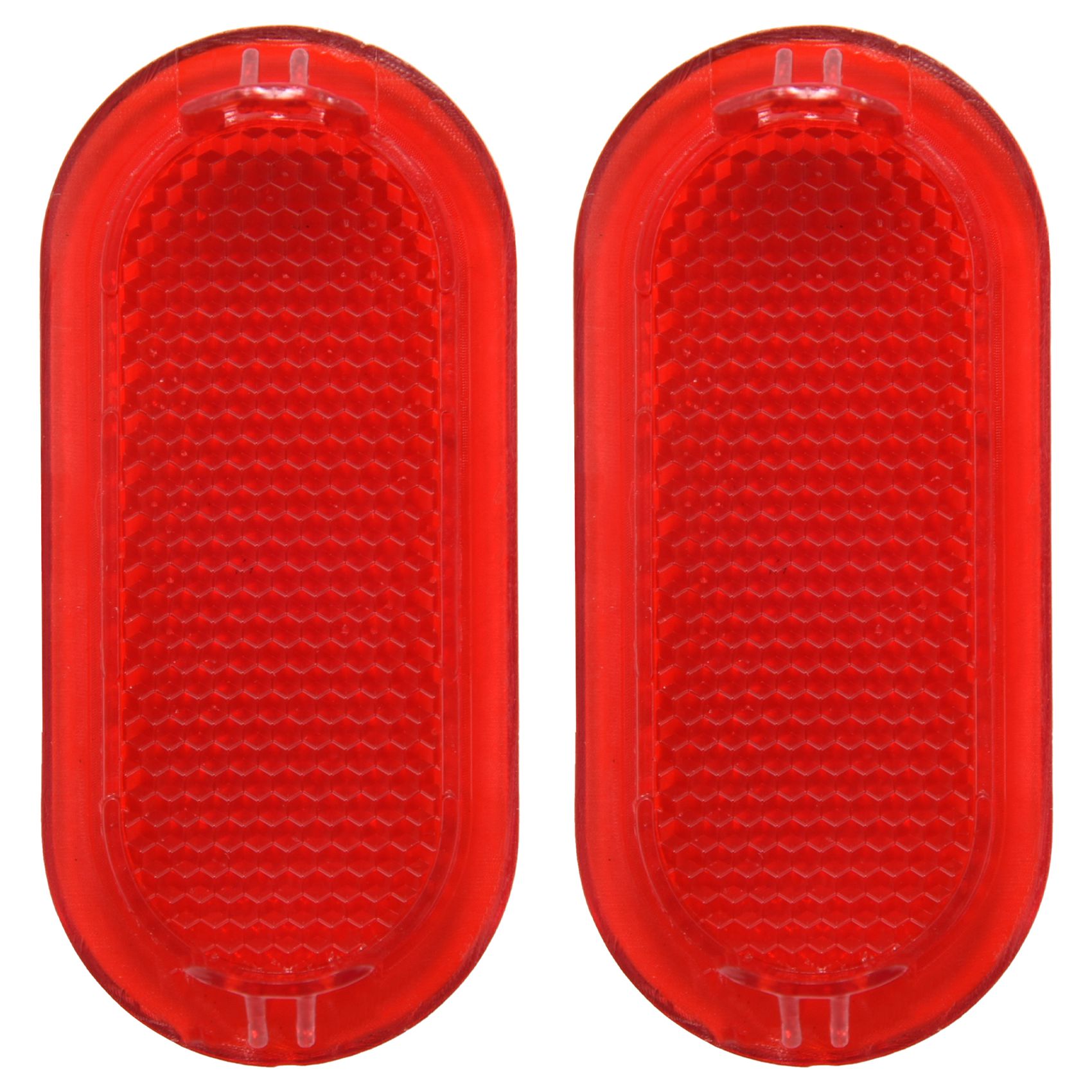2Pcs Red Interior Door Panel Warning Light Cap Reflector for 6Q0947419
