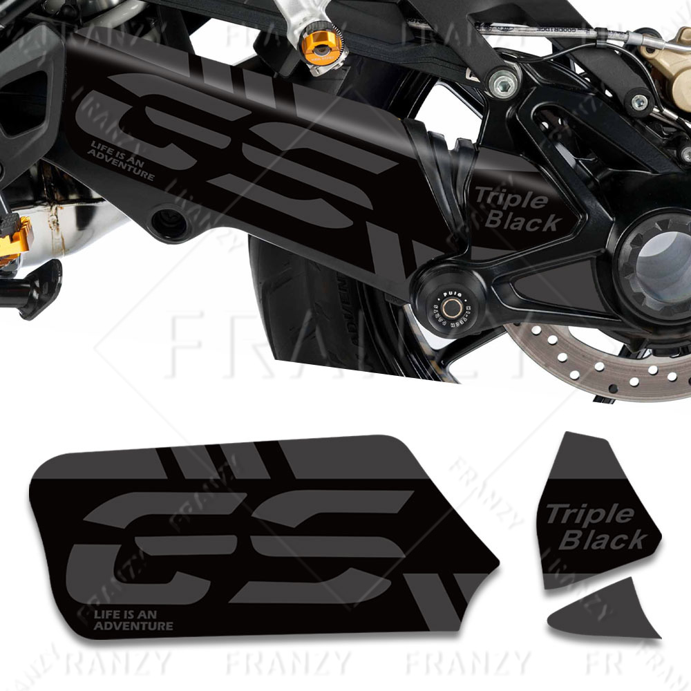 Para R1200GS/Adv 13-18 R1250GS/Adv 19-24 3M pegatina basculante de motocicleta Adventure Triple negro accesorios adhesivos para brazo oscilante