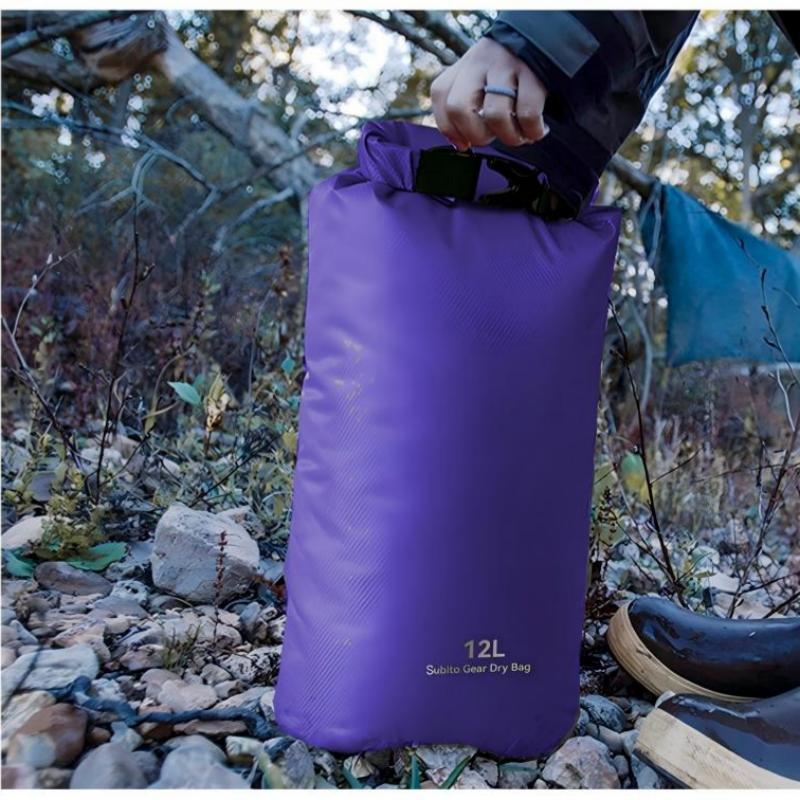Bolsa Impermeable Ultraligera de 3L 5L 12L 20L 35L para Almacenamiento al Aire Libre, Ideal para Kayak, Rafting, Natación, Drifting, Camping y Playa