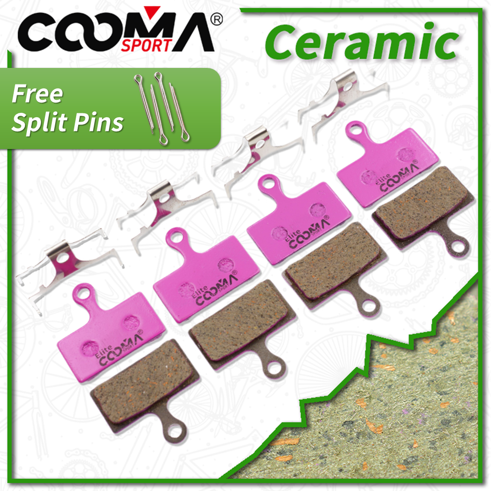4 pary ceramicznych klocków hamulcowych do Shimano G04Ti, G04S, G03A, G03S, XTR M9000, Deore XT M8000, M785, SLX M666, M675, M615 RS785