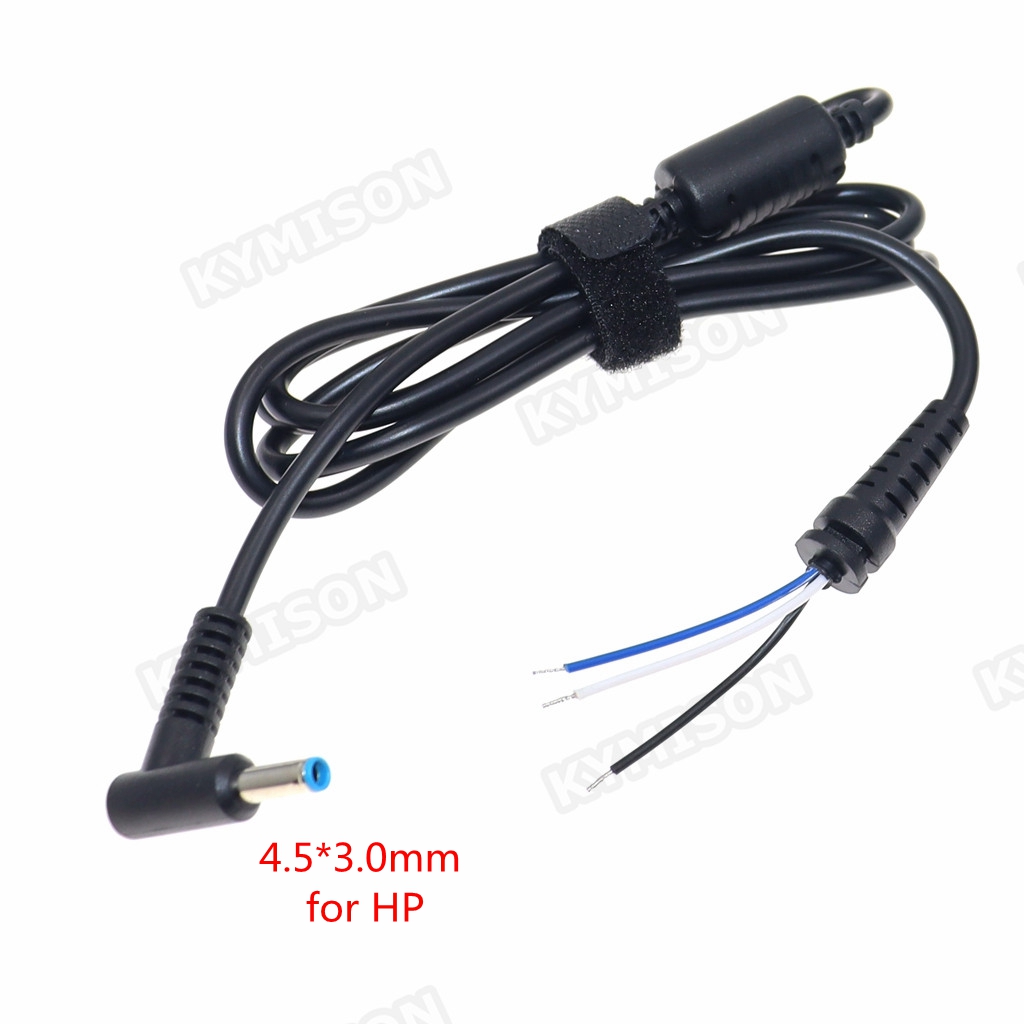 4.5X3.0 DC Power Charger Kabel Sudut Kanan Konektor dengan Pin untuk Hp Envy Adaptor Laptop Konektor DC 4.5*3.0Mm Kabel