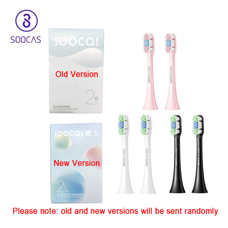 Original SOOCAS Sonic elektrische Zahnbürstenköpfe Ersatz SOOCAS X1 X3 X3U X5 Zahnbürsten-Ersatzköpfe