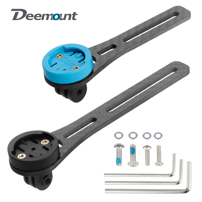 Fiets Geïntegreerde Stuur Computer Beugel voor Garmin Bryton Wahoo Racefiets Snelheidsmeter Koplamp Koolstofvezel Mount Stand