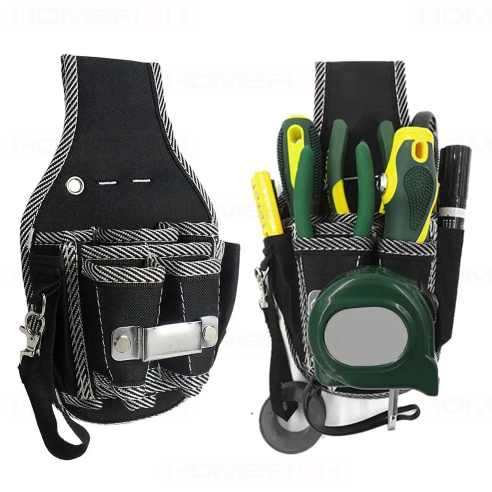 GJB810 Cintura in vita per attrezzi di alta qualità 9 in 1 pratico supporto per kit marsupio per elettricista in tessuto di nylon 600D