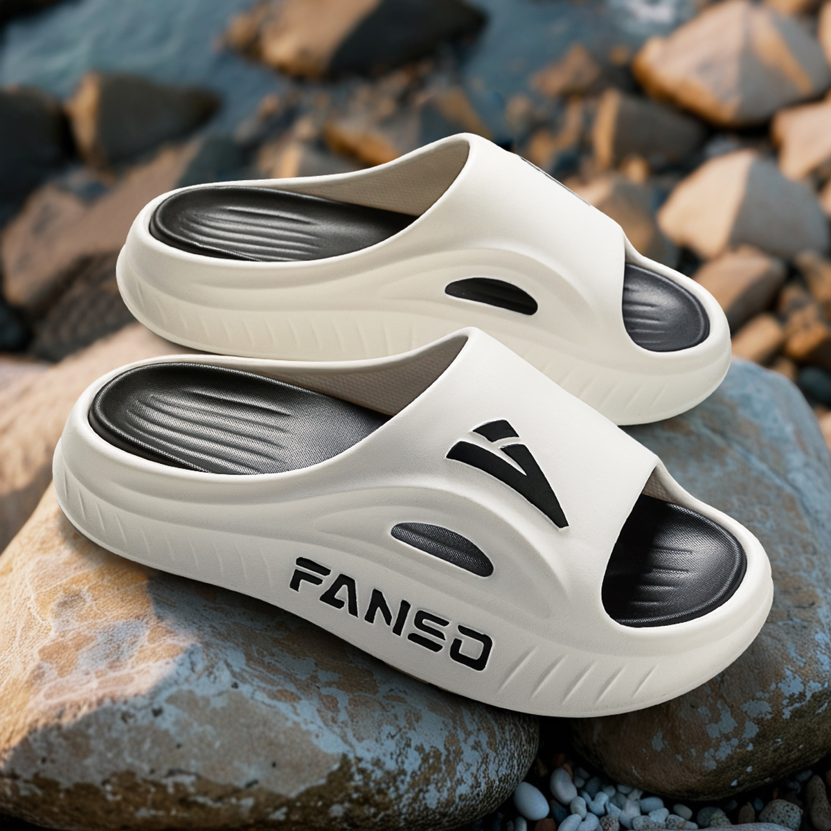 EVA Pria Outdoor Sandal Olahraga Tinggi Tebal Bawah Sandal Nyaman Bernapas Outdoor Sandal