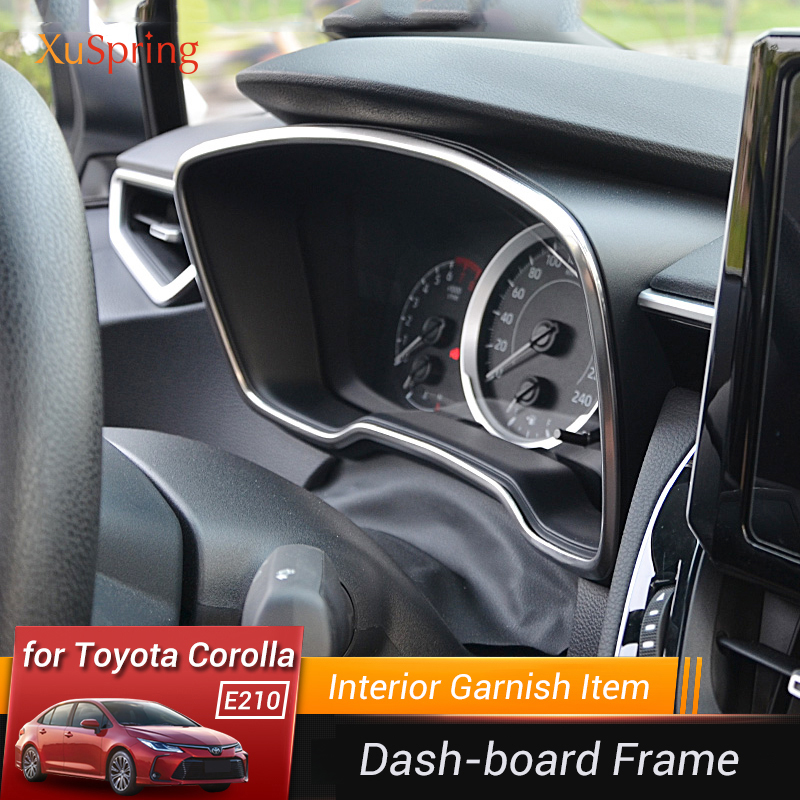 Cruscotto dell'auto guarnire cornice cornice anello decorazione accessori per Toyota Corolla 2018 2019 2020 2021 2022 2023 E210 12th