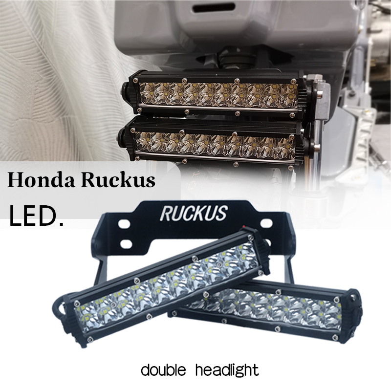 Двойные фары для Honda Gy6 Ruckus Zoomer AF58 NPS50, аксессуары для ремонта скутера, детали с кронштейнами