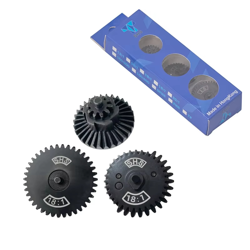SHS Zestaw gigi taktis asli CNC, perangkat roda gigi kecepatan tinggi torsi pemerkuat potongan baja dla Ver.2 / 3 AEG EBB Gearbox