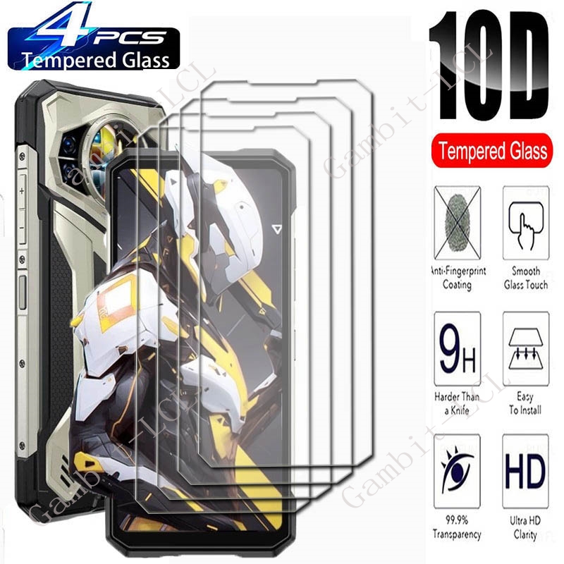 4 pièces pour Doogee S200 Plus verre trempé de protection d'écran sur DoogeeS200Plus S200Plus S200X X 6.72 "Film de protection