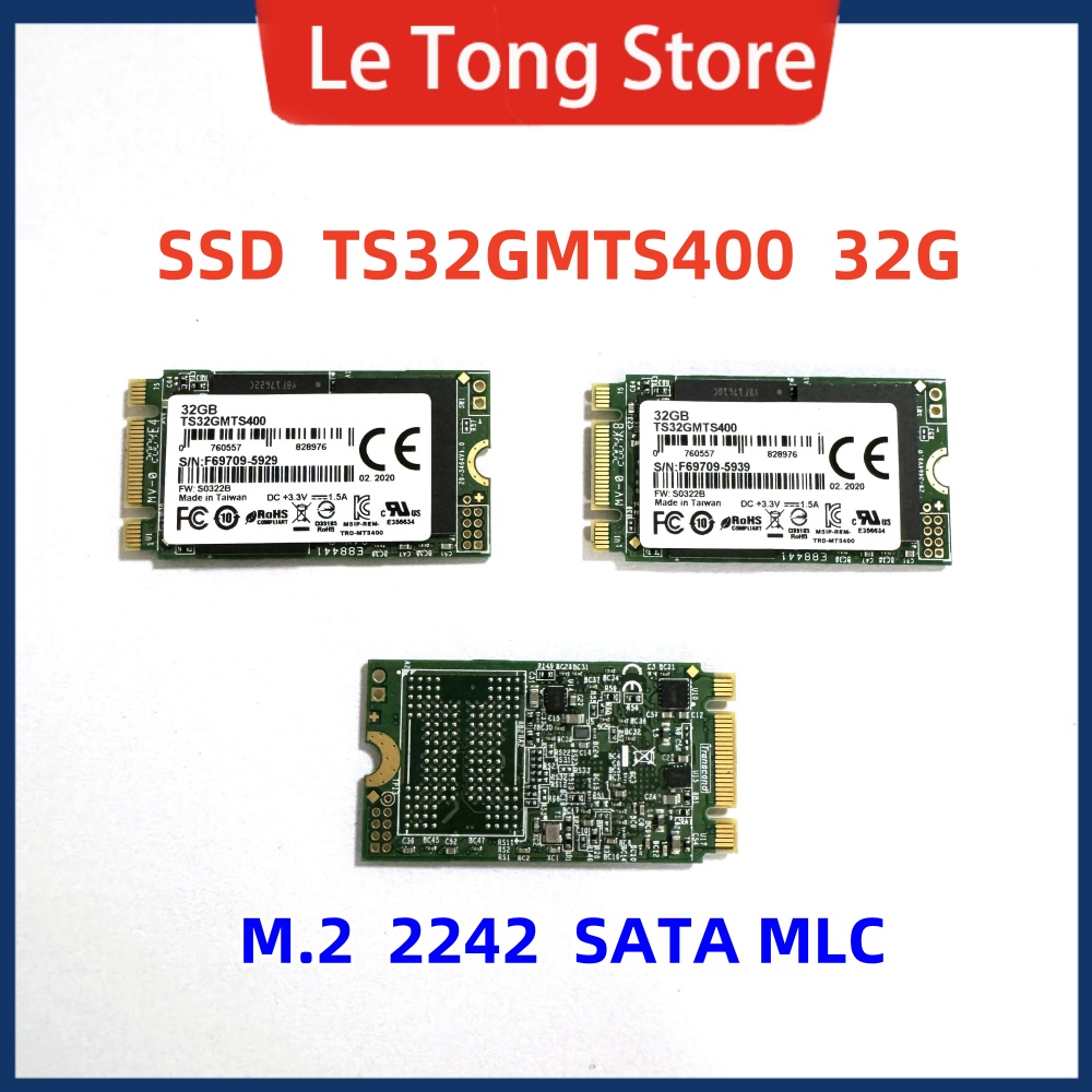 Nuevo Original para Transcend MTS400 32GB 64G unidad de estado sólido 2242 M2 protocolo SATA mlc gránulo SSD TS32GMTS400