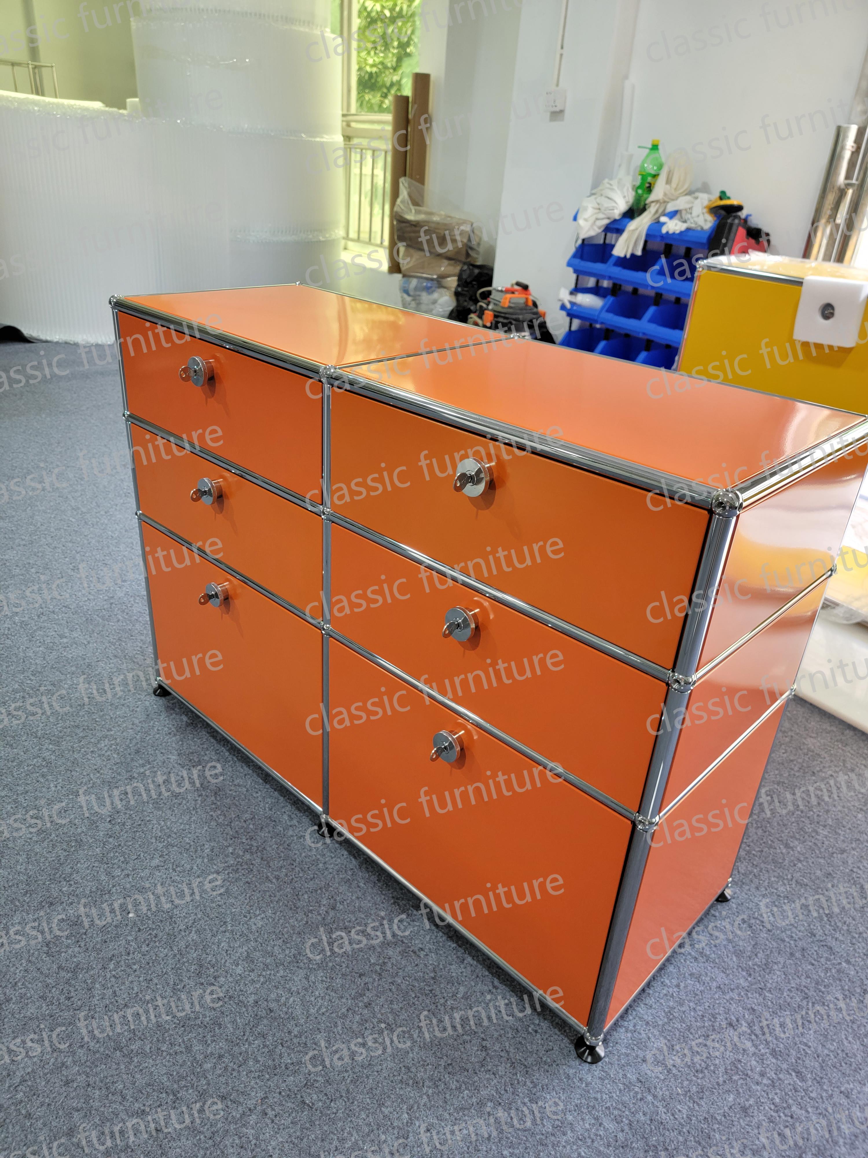 Modular Module Furniture Customized Metal Stainless Steel Cabinet  Storage  Sideboard Shelf DIY Living Room