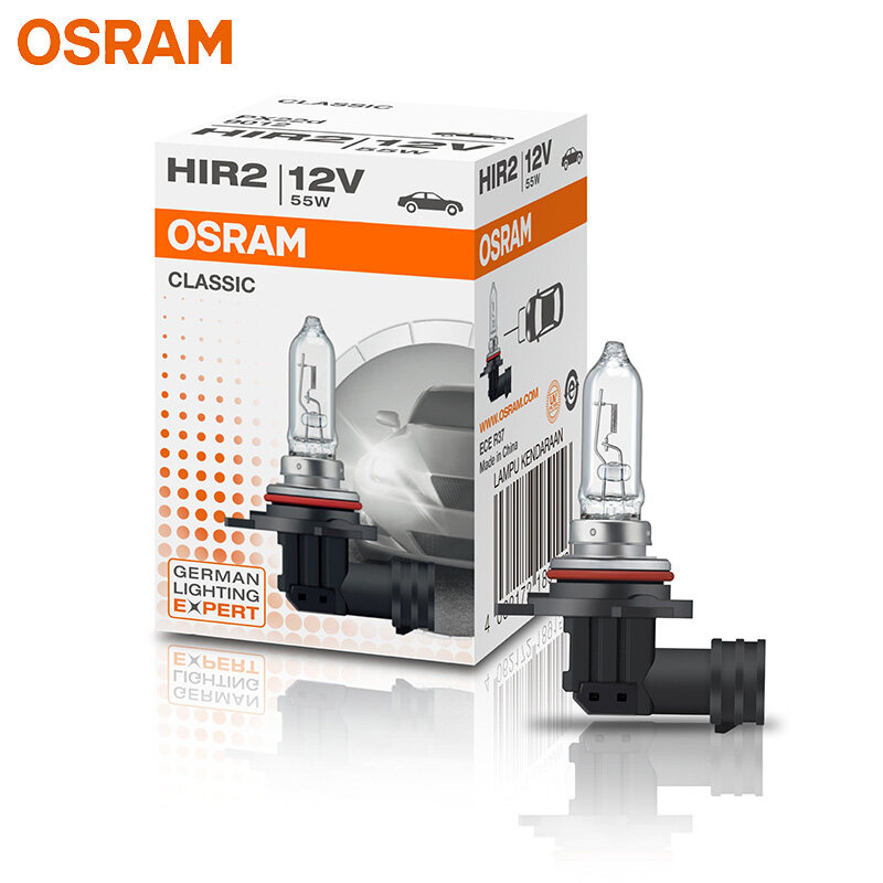 OSRAM 9012 HIR2 12 В 55 Вт PX22d КЛАССИЧЕСКАЯ галогенная фара Оригинальная автомобильная лампа 3200 К Свет Авто Лампа Стандартный Hi/Lo Beam ECE (1 шт.)