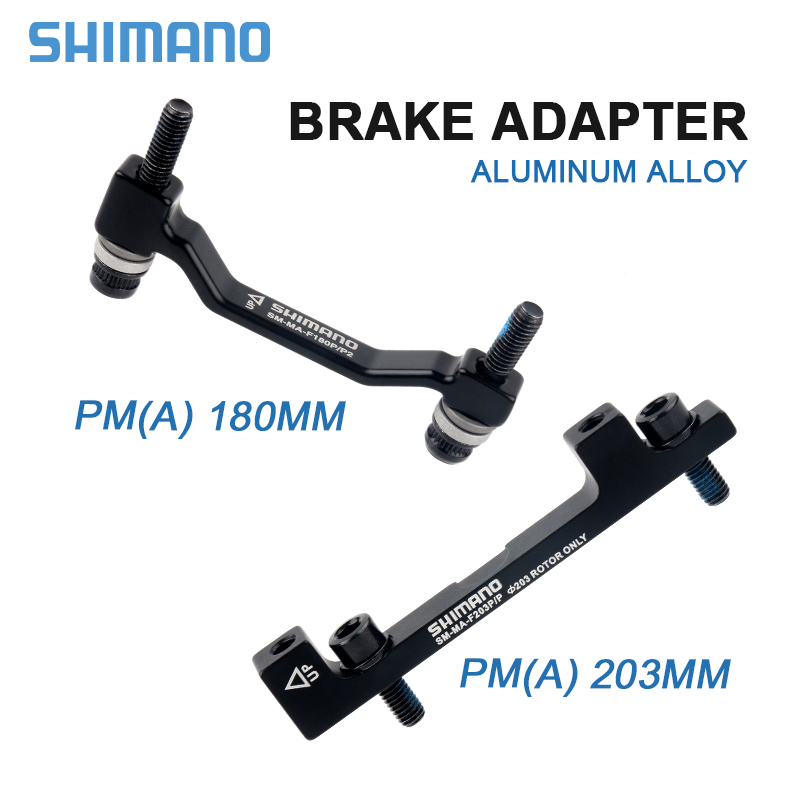 SHIMANO MTB Adaptor Rem Cakram PM A 180Mm 203Mm Konverter Pasang Rotor Rem Ultraringan Suku Cadang Sepeda Gunung