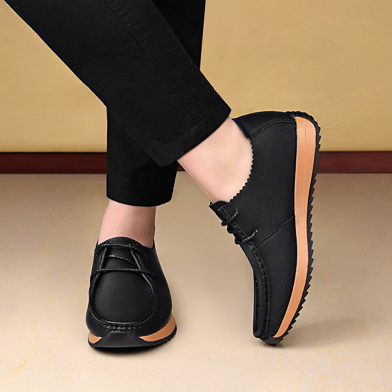 Marque de luxe à semelles épaisses confortables hommes Oxford chaussures en cuir chaussures décontractées d'affaires chaussures plates chaussures en cuir pour hommes souples et polyvalentes