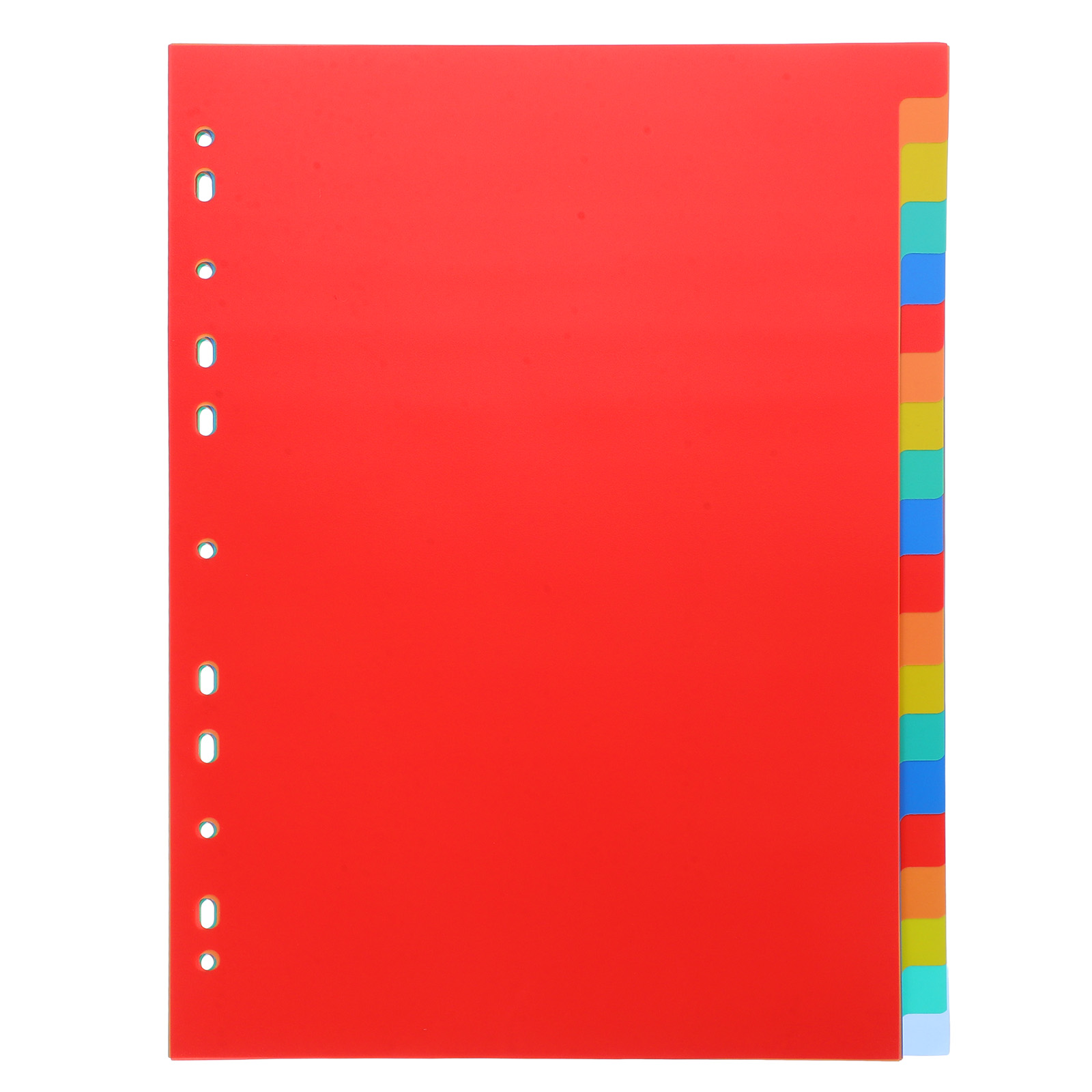 1 Satz Trennwände für Binder a4 Teiler Loseblatt-Seiten markierungen Lochbinder-Teiler Notizblock markierungen