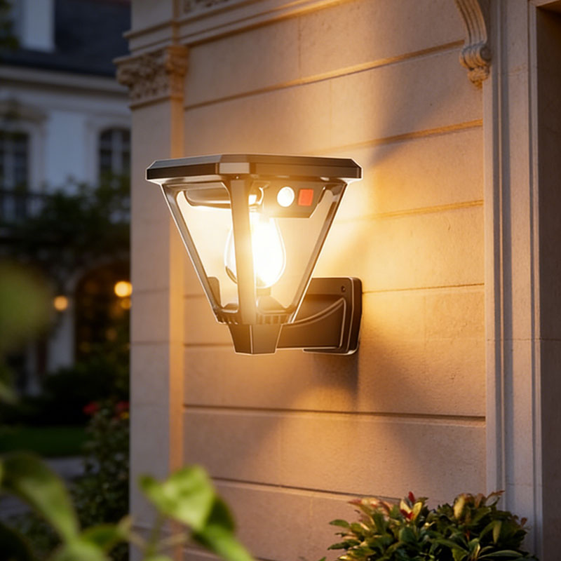 Floor Lamp/Wall Lamp Dual Purpose Lamp Outdoor Solar Led Outdoor Waterproof Light Outdoor Garden Street Wall Light Supply