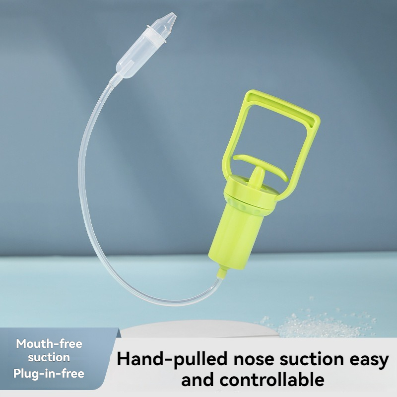 Aspirador nasal para bebês, bomba manual poderosa, seguro e confortável, limpador de nariz para recém-nascidos, crianças, alívio de congestão, removedor de muco