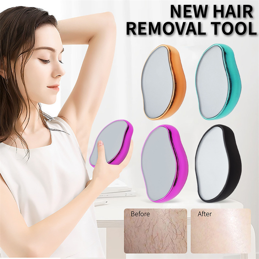 Pha Lê Tẩy Lông Vật Lý Không Đau Máy Tẩy Nhổ Lông Tóc Xóa An Toàn Vệ Sinh Dễ Dàng Có Thể Tái Sử Dụng Cơ Thể Làm Đẹp Tóc Depilation Kính Máy Cạo Râu
