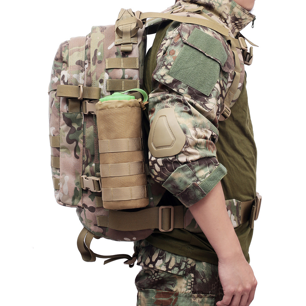 Outdoor-Wandertasche für Wasserflaschen, taktische Hüfttasche, vielseitige Aufbewahrungstasche für unterwegs, Flaschentasche