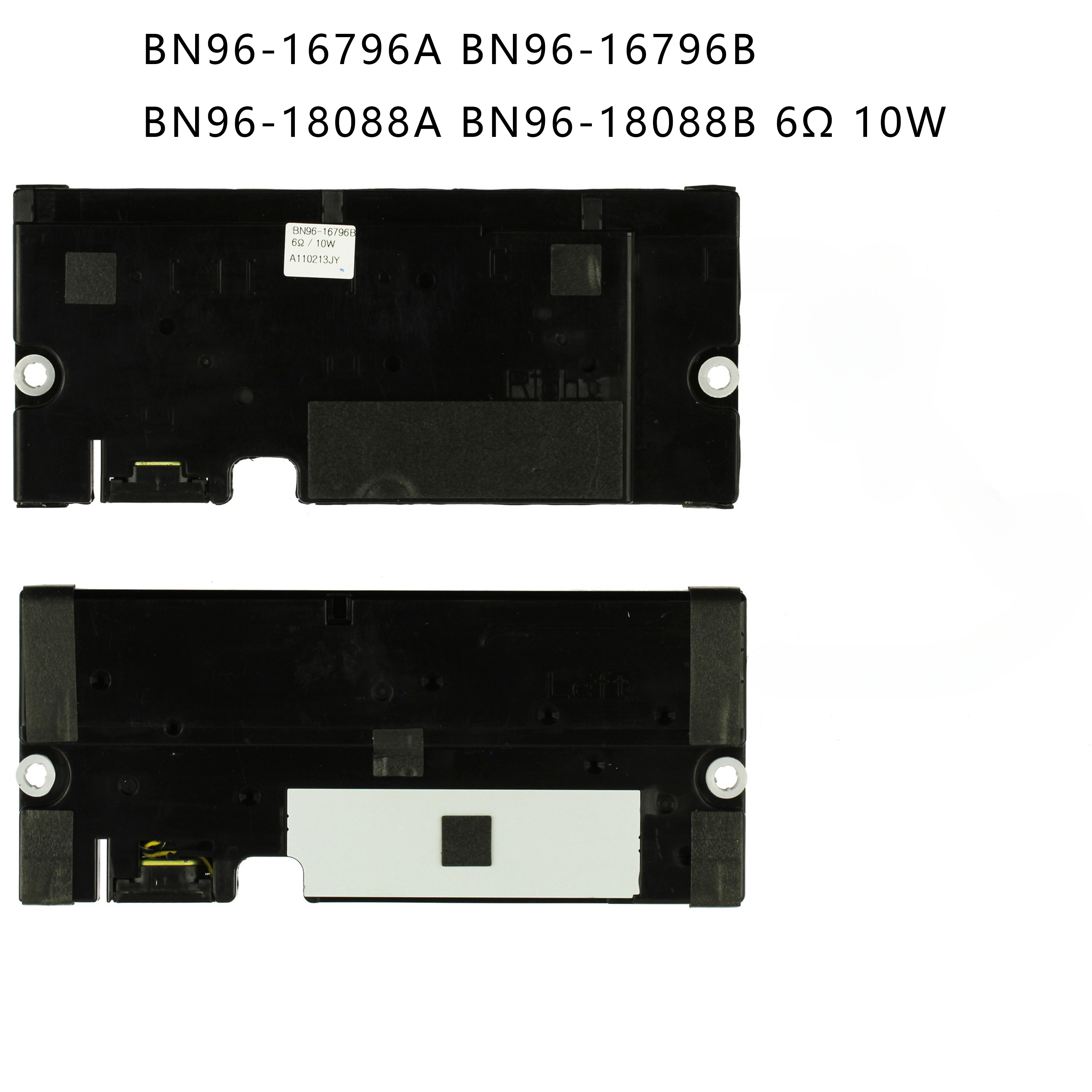 スピーカーセット、BN96-16796A BN96-16796B BN96-18088A 6Ω 10w UN46d5500rg un46d6000sf un46d6000sg un46d6050tf un46d6300