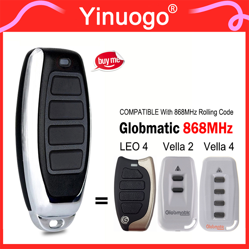 YNG305 для пульта дистанционного управления Globmatic, 868 МГц, с подвижным кодом Globmatic Vella 2 4 LEO4 LEO 4, пульт дистанционного управления для гаражных ворот/ворот