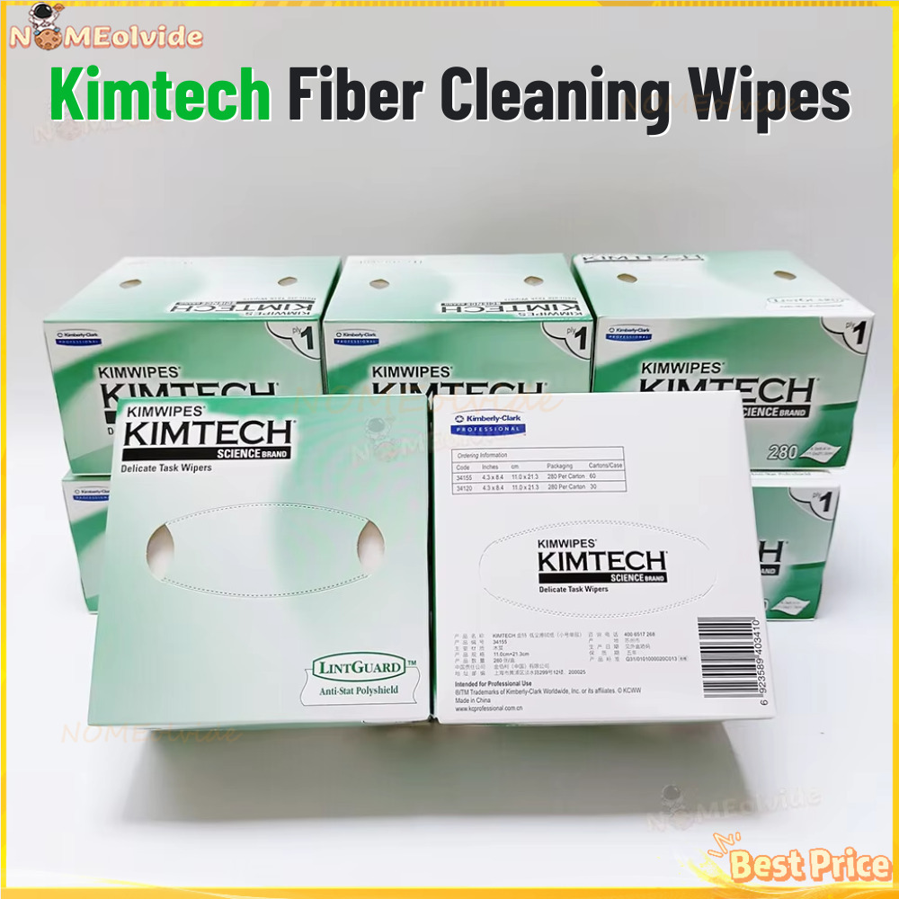 Салфетки Kimwipes Kimperly, оптическое импортное протирочное волокно, чистящая бумага KIMTECH