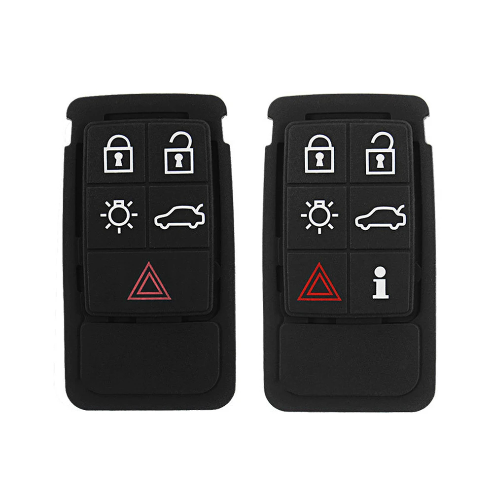 YIQIXIN-alfombrilla de silicona para llave inteligente, carcasa para mando a distancia de coche, para Volvo S60 V60 S70 V70 XC60 XC40 XC70, alfombrilla de goma para reparación de 5/6 botones