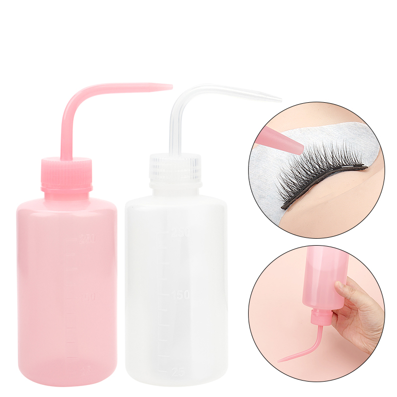 250Ml Wimpers Verwijdering Reiniging Wasflessen Enten Wimpers Wenkbrauw Verwijderaar Pot Reiniger Fles Eye Lash Extension Tools