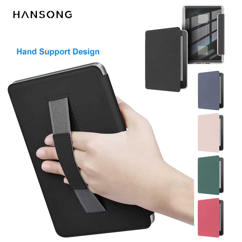 Чехол-подставка из акрила для Kindle Paperwhite 2024, 2022, 2021, 12-го, 11-го поколений, C2V2L3, KPW 5, 6 с функцией автоматического включения/выключения