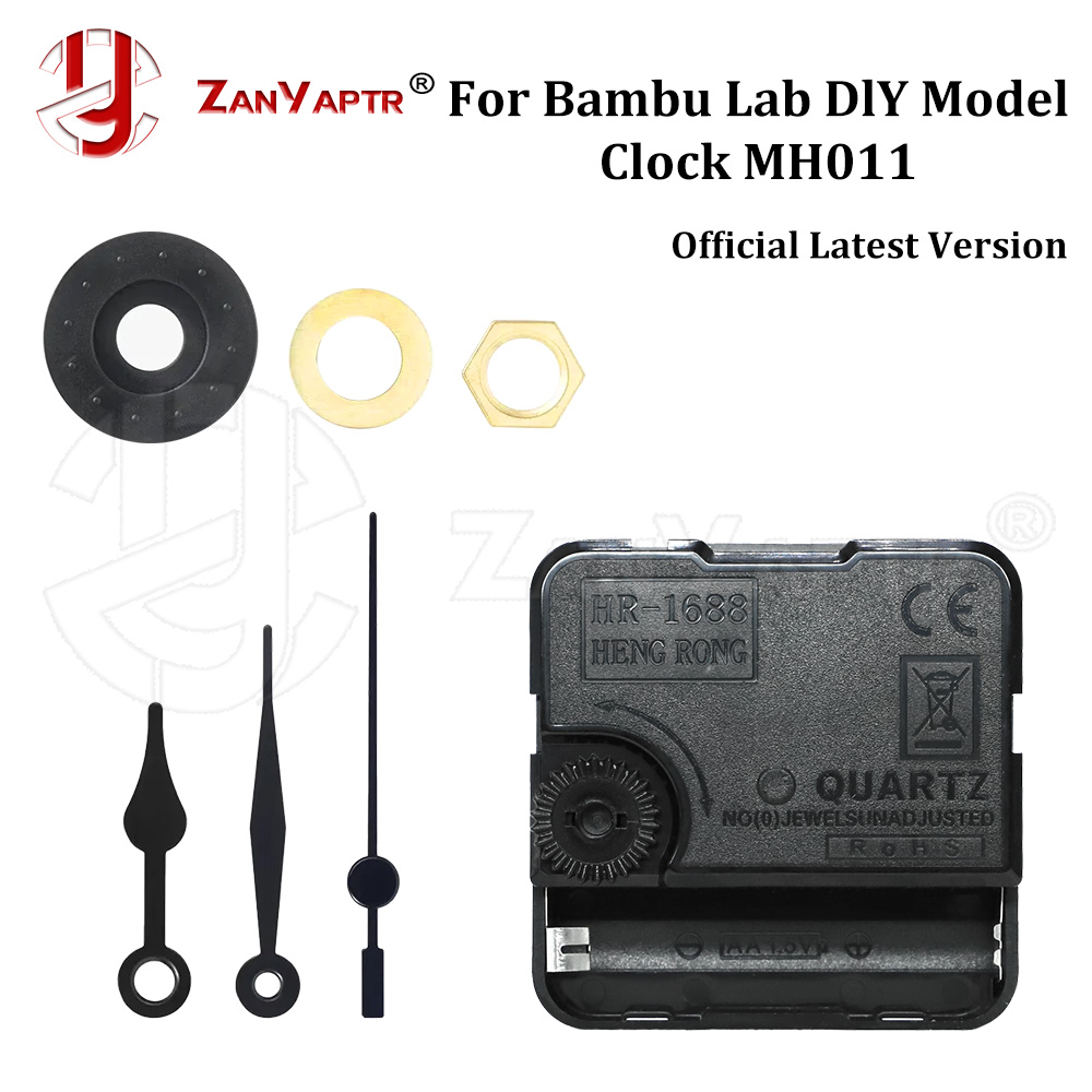 Voor Bambu Lab Clock MH011 Maker's Supply Model Hardware Klokcomponenten Kit 011 Bambulab 3D Printing Creatieve Modellen