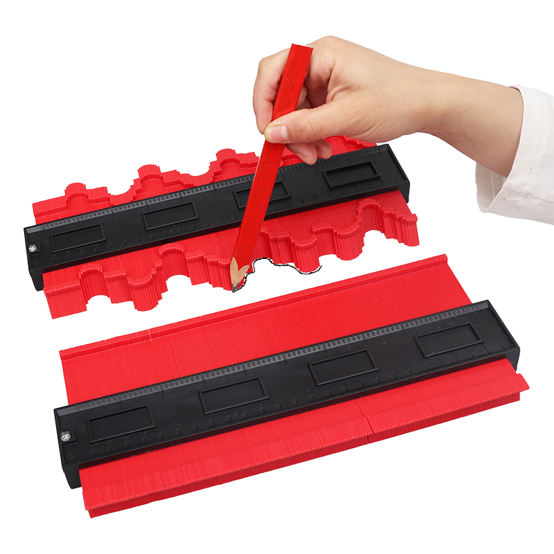 Duplicateur de Jauge de Contour en Plastique, Outil de Mesure de Profil, Carrelage, Stratifié, Carreaux, 5/6/10/20 Pouces