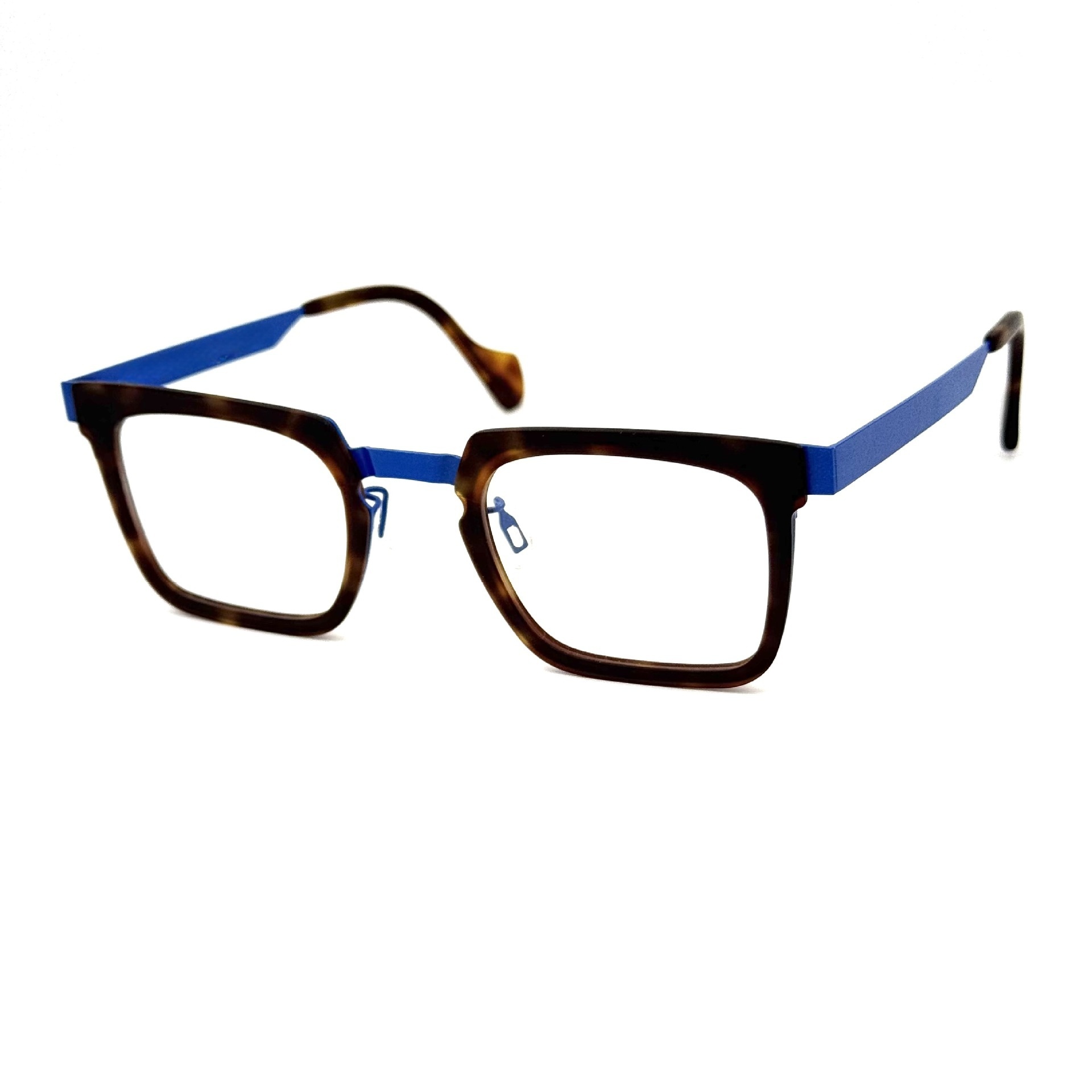 Belight Optical France ออกแบบอะซิเตทบางพร้อมไทเทเนียมทรงสี่เหลี่ยมสแตนเลสพร้อมอะซิเตท OSVALDO