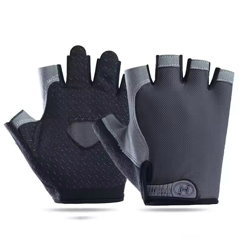 Novas luvas de ciclismo antiderrapantes e absorventes de choque luvas esportivas ao ar livre verão proteção solar luvas elásticas sem dedos