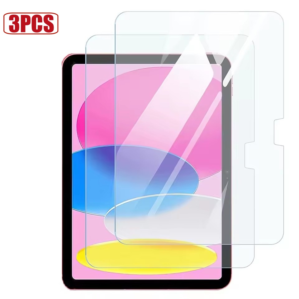 3 uds vidrio templado para Ipad Pro 13 12,9 11 6th M4 M2 2024 Air 5 4 3 2 1 9 9th 10 10th Gen Mini 6 10,9 10,2 9,7 Protector de pantalla