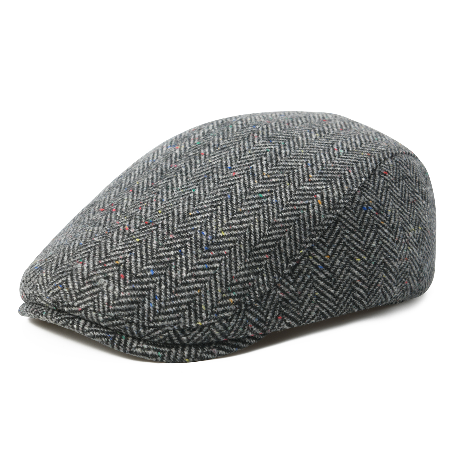 FEINION Casquette plate pour homme en mélange de laine à chevrons, style Gatsby, casquette de newsboy, casquette de chasse d'hiver pour l'extérieur