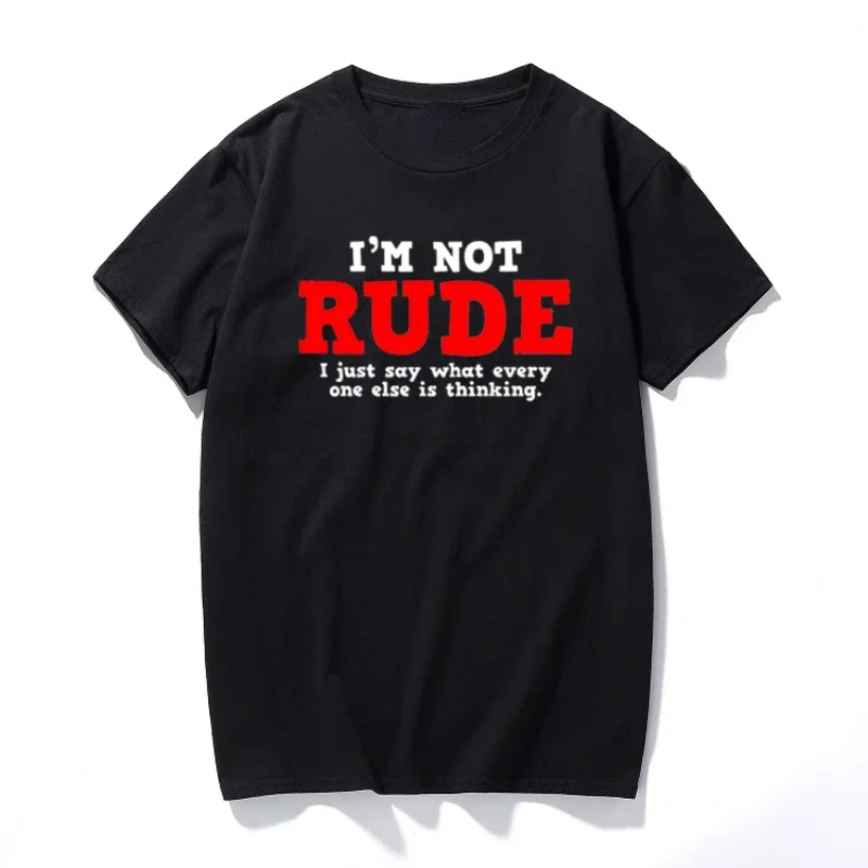 T-shirt graphique humoristique à manches courtes pour hommes et femmes, haut à la pensée grossière, Industries castique, humour adulte, décontracté, été