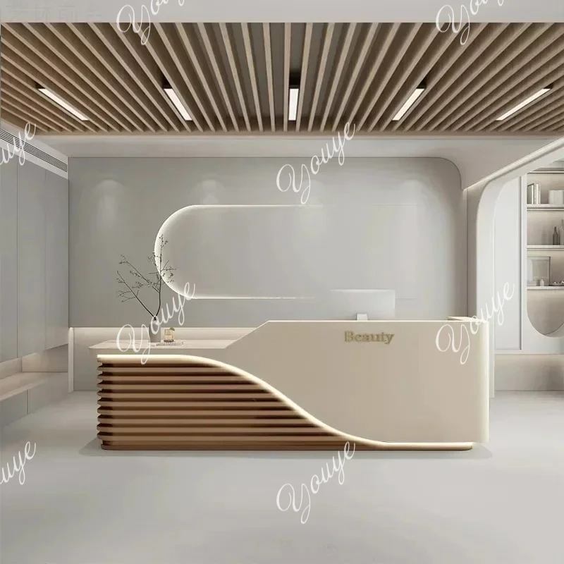 XM Company Hotelreceptie Schoonheidssalon Winkel Verf Bakken Kassa Chinese bartafel Teller Bancone