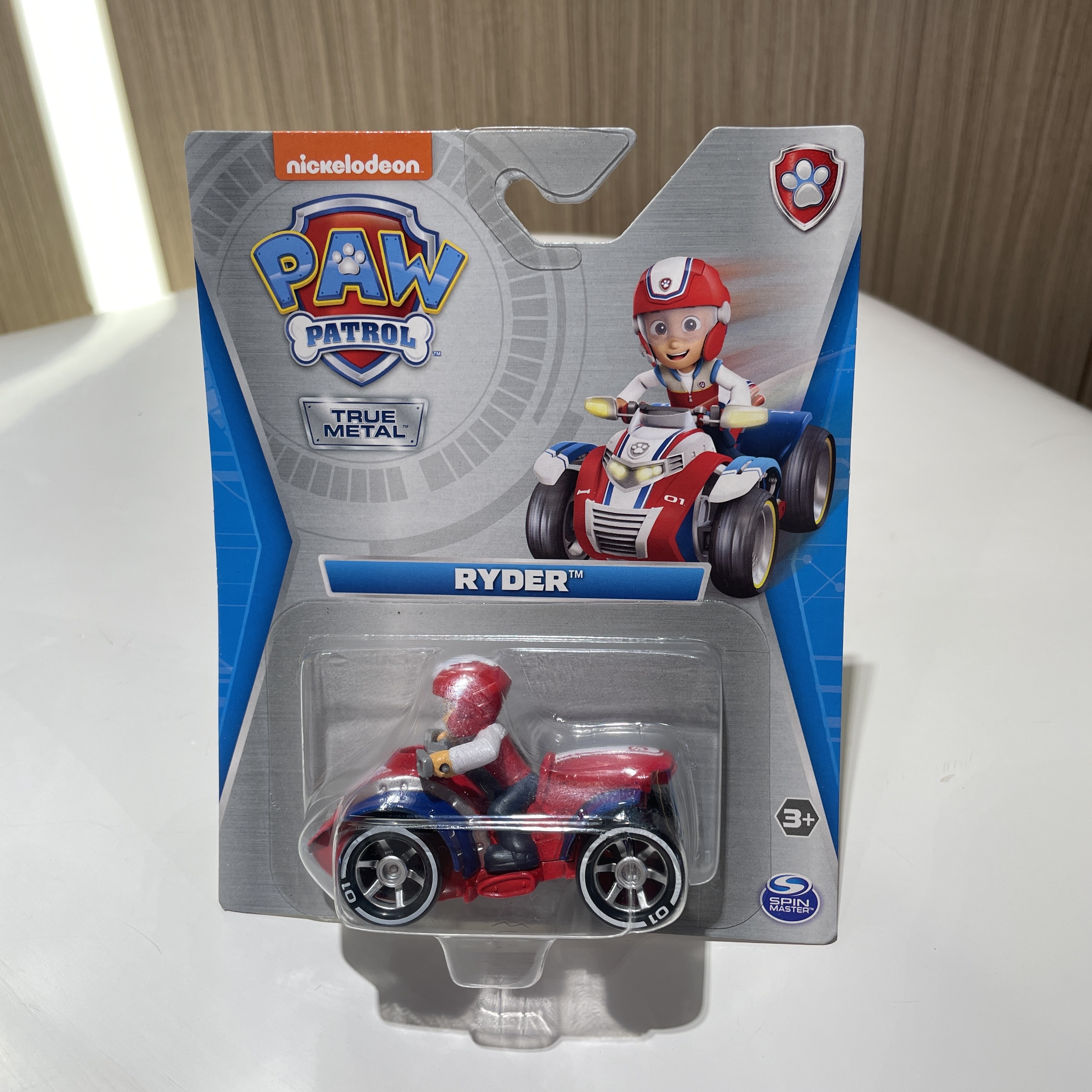 กล่องต้นฉบับ PAW Patrol Ryder True โลหะกู้ภัยสะสม Diecast รูป 1:55 Scale วันเกิดคริสต์มาสของขวัญ Action Figure ของเล่น