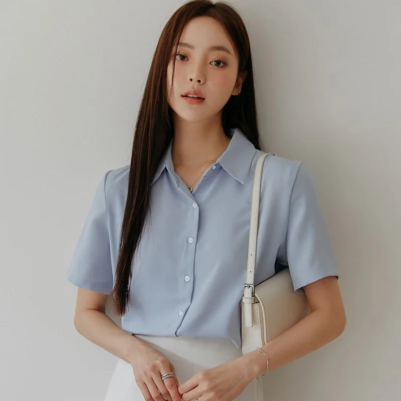 女性用韓国シフォンカーディガン,ルーズトップ,スリム,多用途,半袖,ラペルカラー,夏,新品